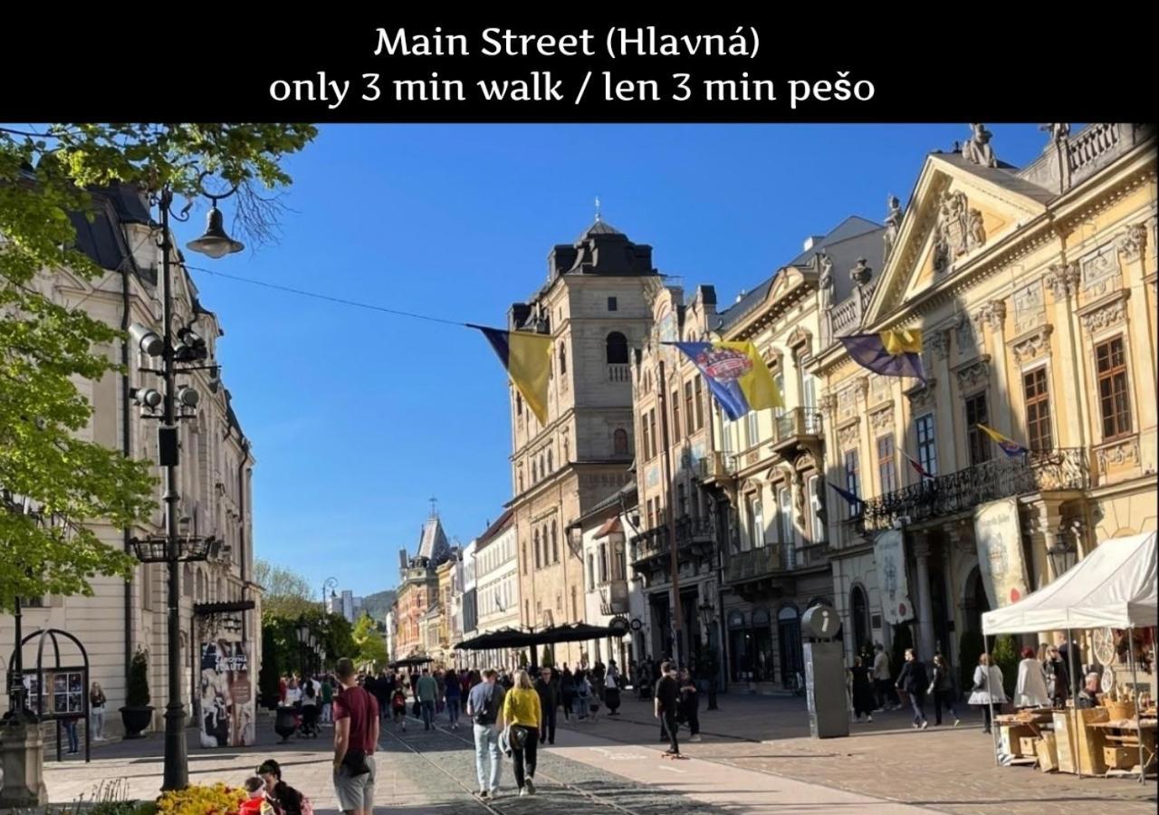 E2 Luxury Oldtown Apt - 2X Parking, Foodstore, Pcscreen, Netflix, Unlimited Music, Crib, Babychair, Fastwifi, Aircon Košice Esterno foto